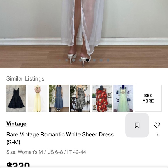 Elegant White Lace Lingerie Set - Picture 5 of 5